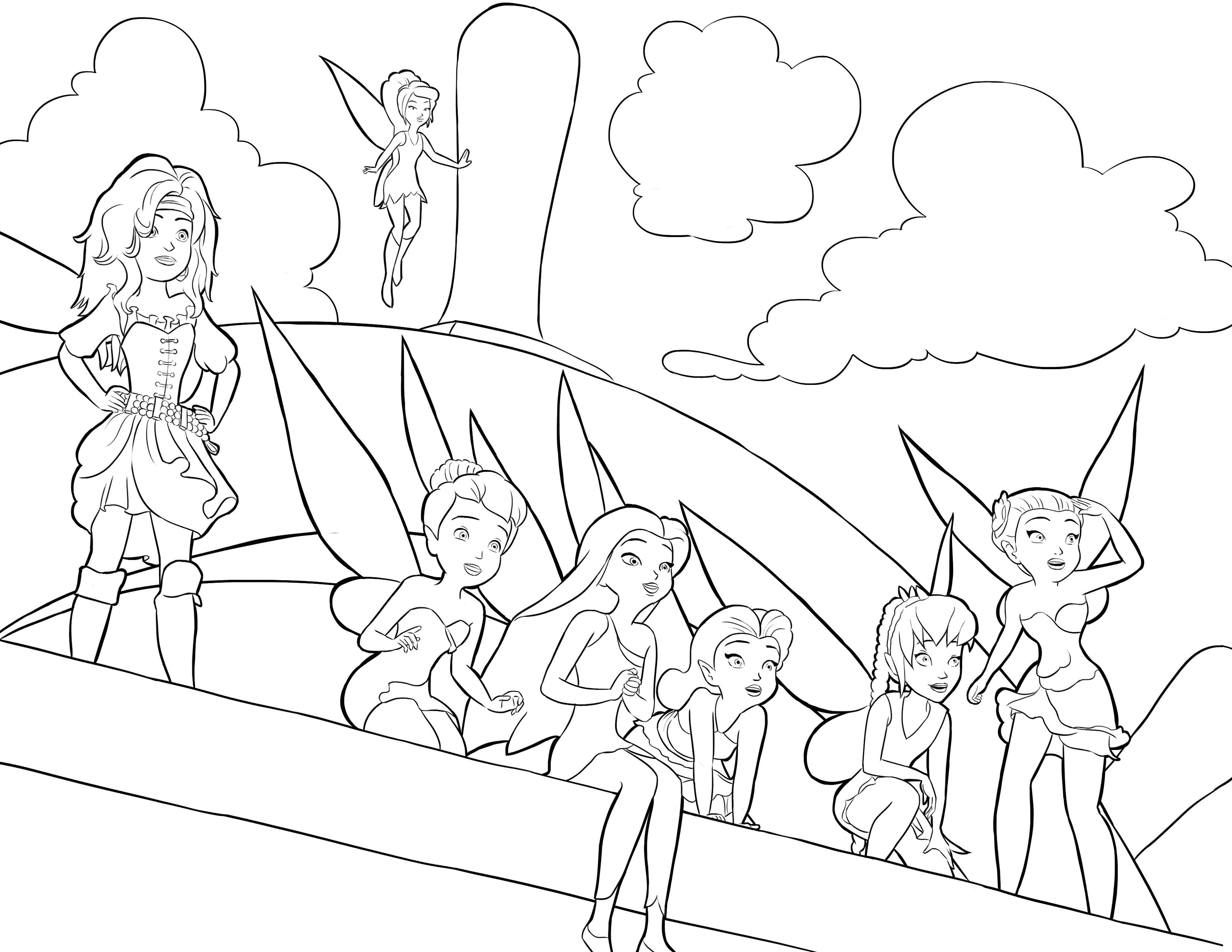 fairies coloring pages to print - photo #47
