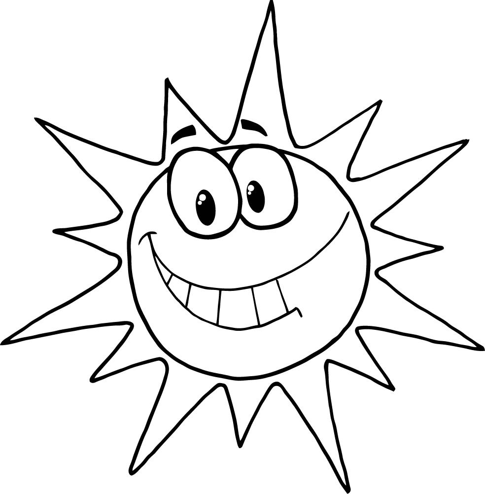 a happy face coloring pages - photo #36