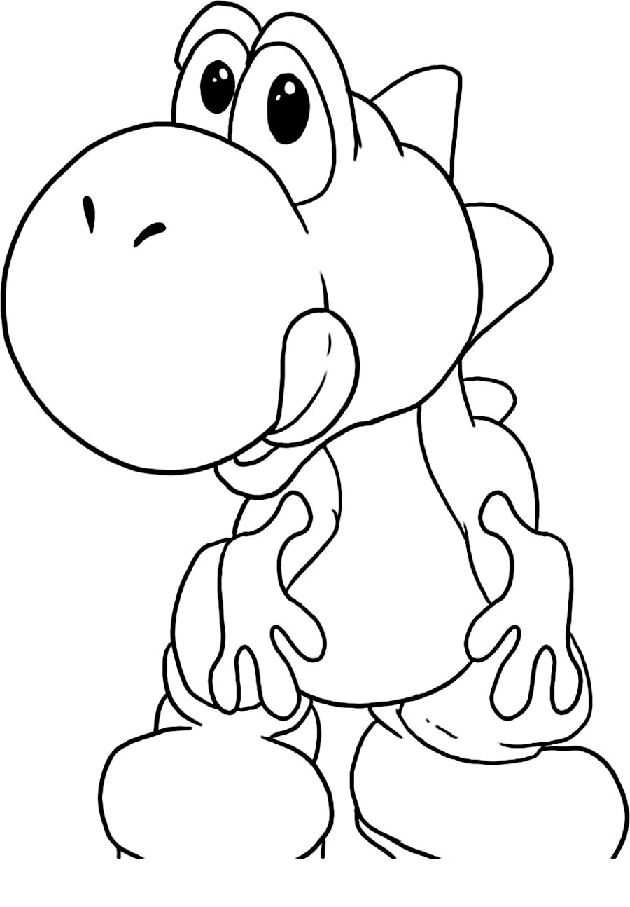 yoshi coloring pages - photo #32