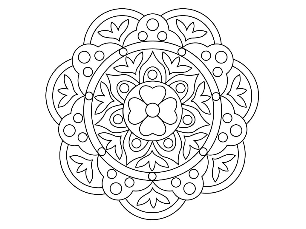 rangoli designs for coloring pages - photo #10