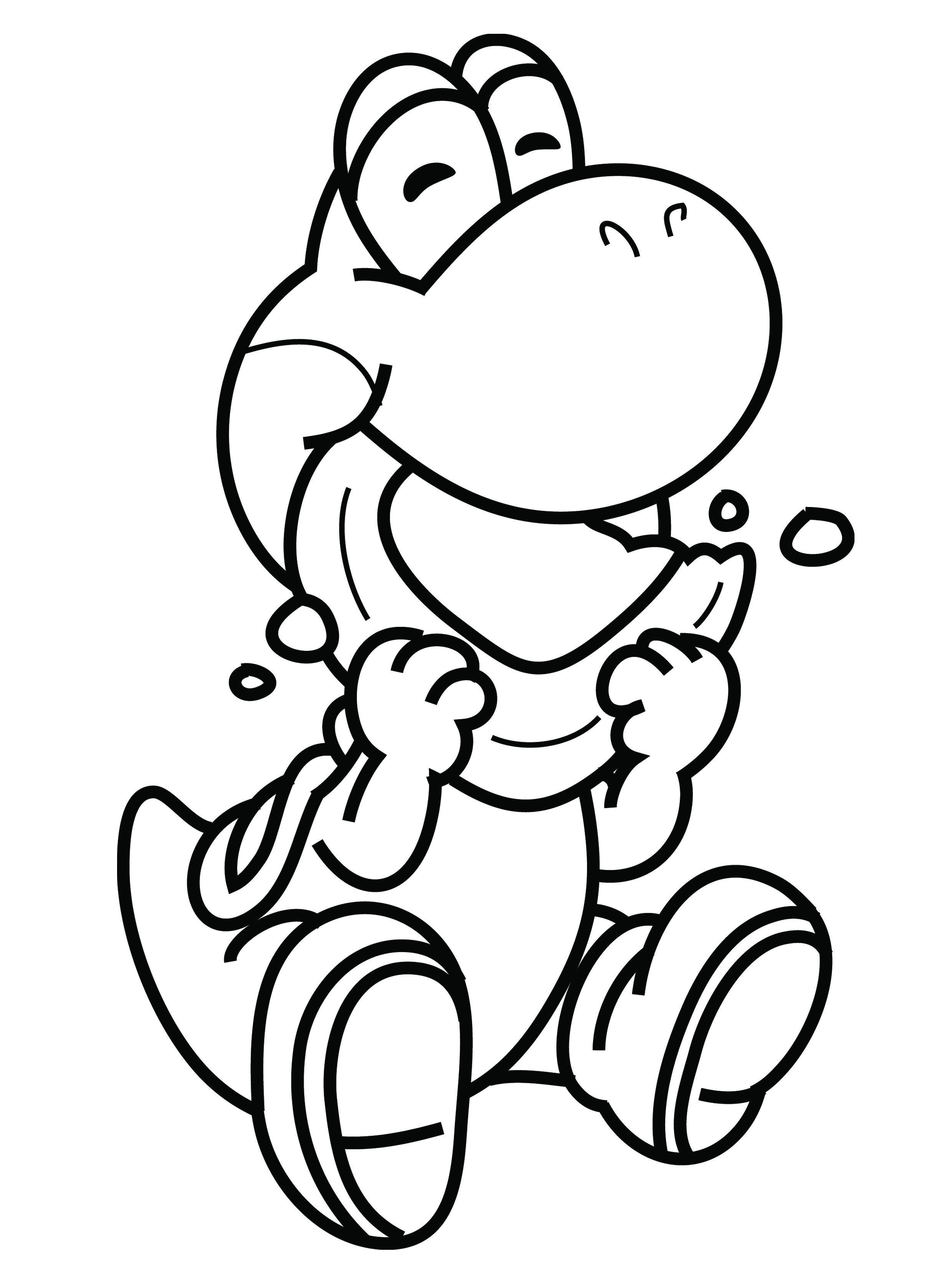 yoshi coloring pages - photo #27