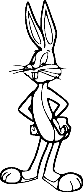 gangster bugs bunny coloring pages - photo #40