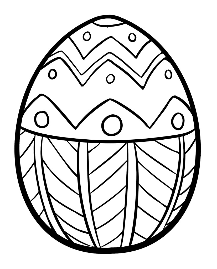 Printable Easter Eggs Coloring Pages  Coloring Me