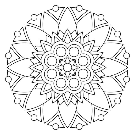 mandala online coloring pages - photo #35