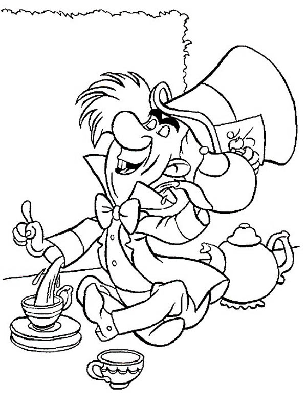 maddy hatter coloring pages - photo #21