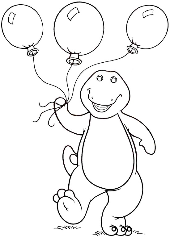 halloween barney coloring pages - photo #15