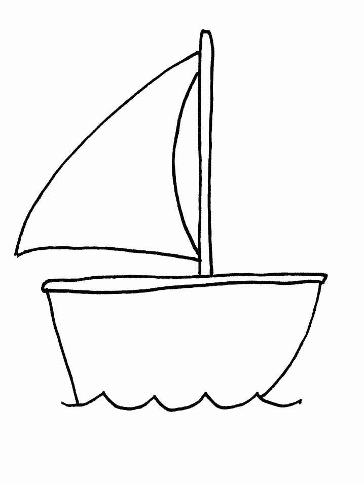 sailboat coloring pages for preschoolers - photo #6