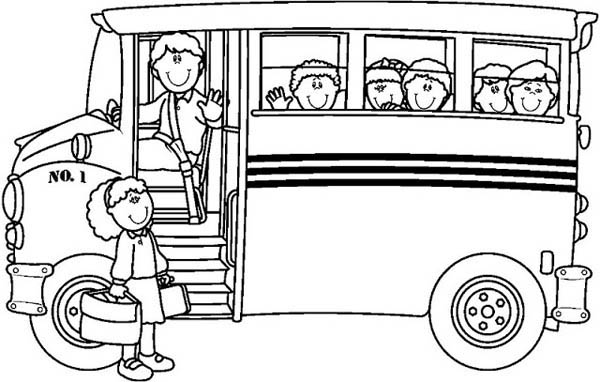Printable School Bus Coloring Pages  Coloring Me
