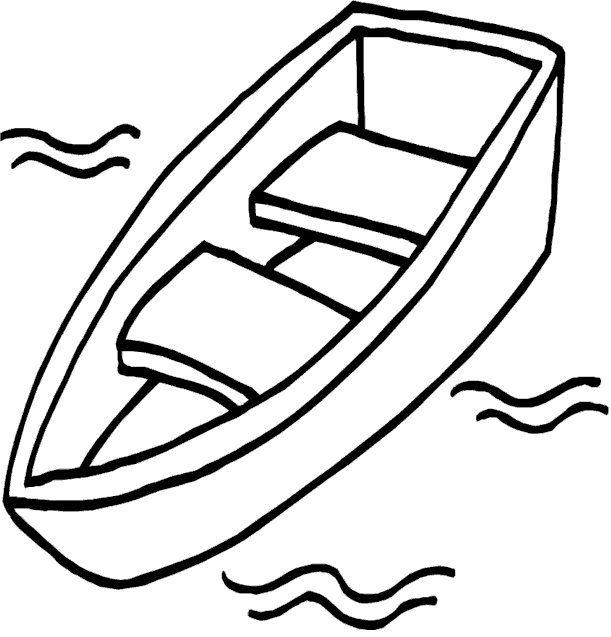 row boat clipart black and white - photo #36