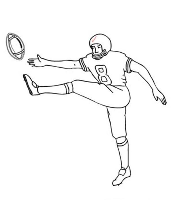 zombie football player coloring pages - photo #15