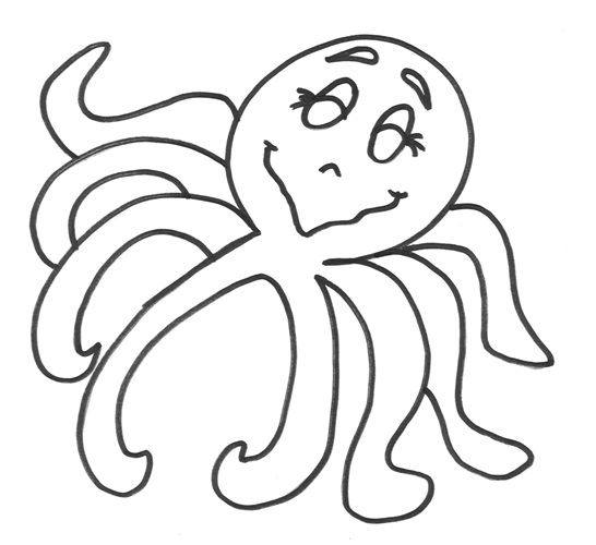 octopus and coloring pages - photo #22