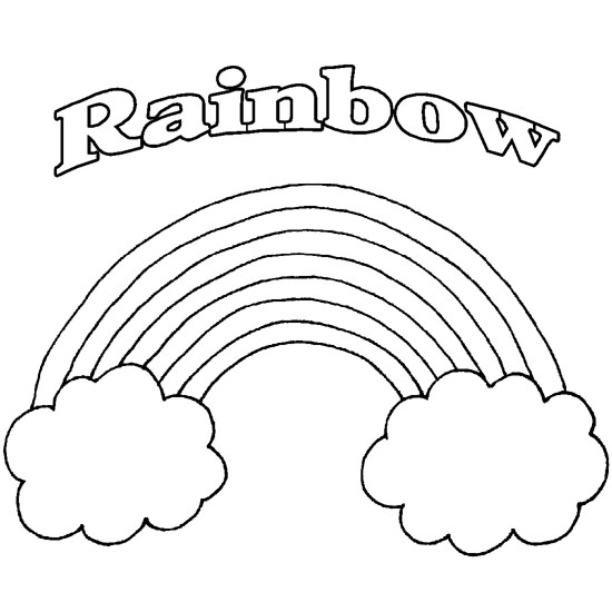 rainbow coloring pages - photo #29