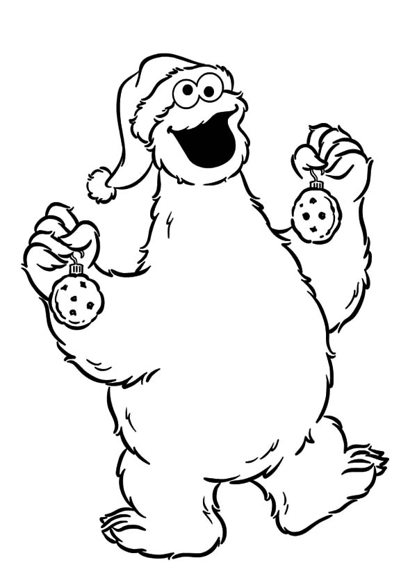 baby cookie monster coloring pages - photo #9