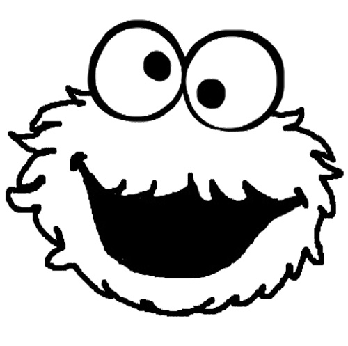 baby cookie monster coloring pages - photo #23