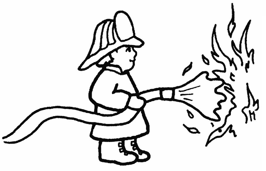fireman coloring book pages - photo #41