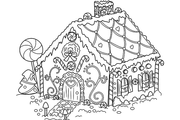 christmas coloring pages gingerbread man - photo #32