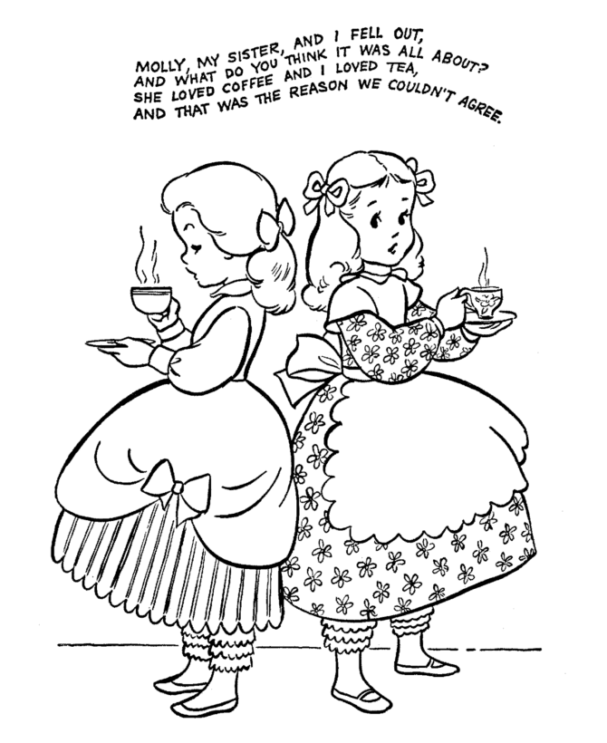jack nursery rymes coloring pages - photo #33