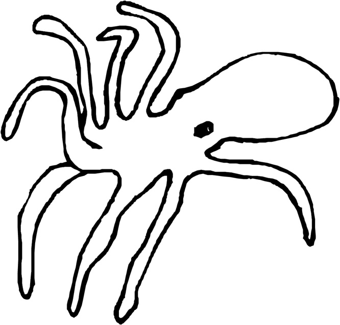 octopus coloring pages kids printable - photo #27