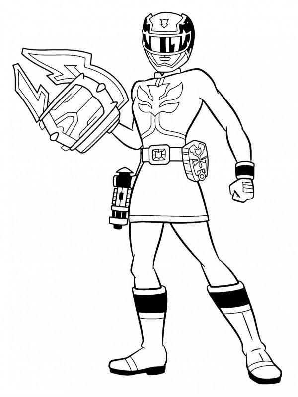 power ranger coloring pages to print - photo #28