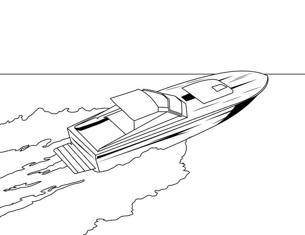 race boat coloring pages - photo #5