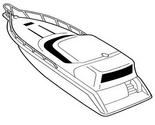 racing boat coloring pages - photo #34
