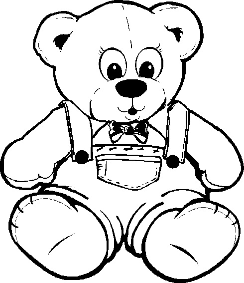 teady bears coloring pages - photo #21