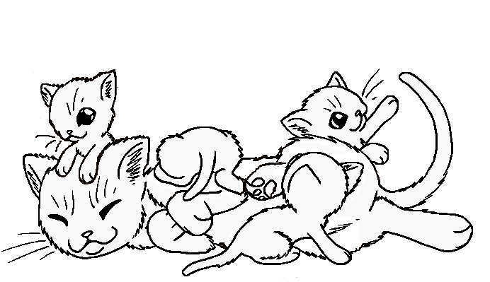 warrior cats coloring pages spotted leaf death - photo #28