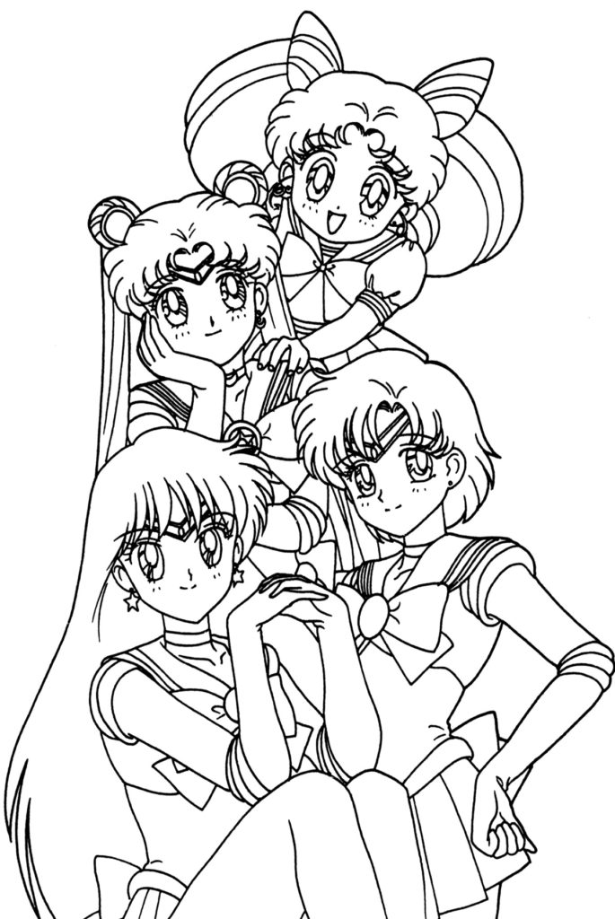 manga coloring pages for adults - photo #6