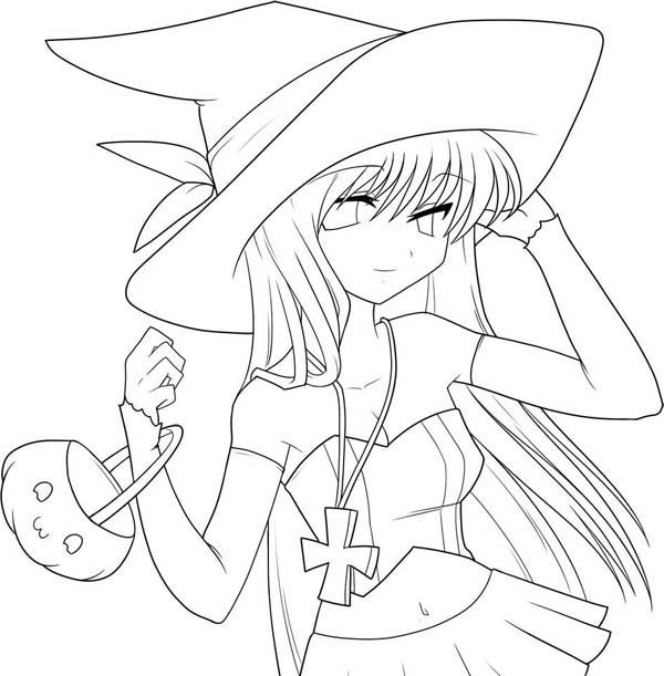 girl anime coloring pages - photo #15