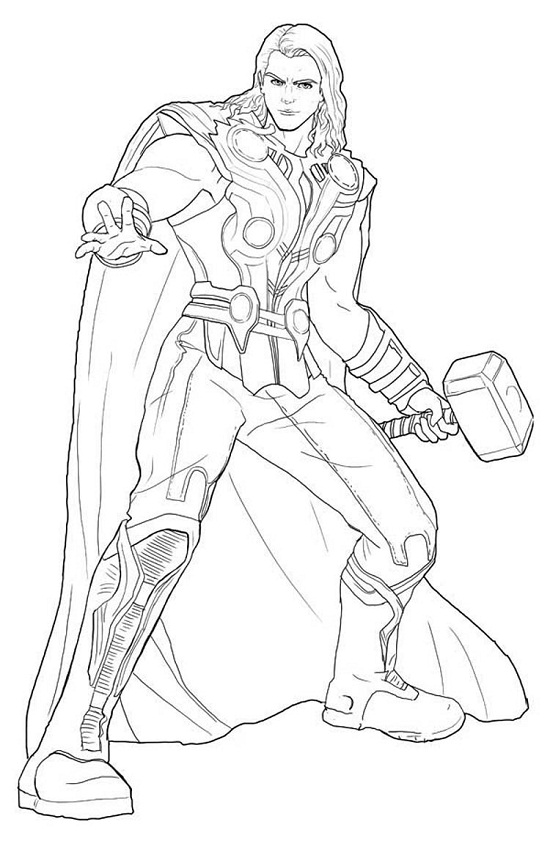 Avengers Symbol Coloring Pages Sketch Coloring Page
