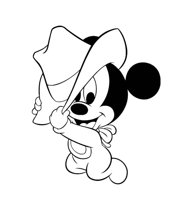 baby coloring pages mickey mouse - photo #8