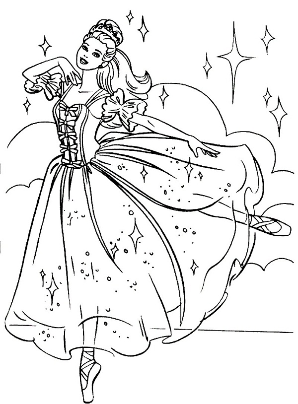 dancer coloring pages for kids - photo #13