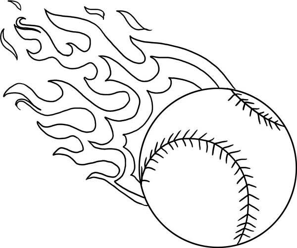 softball coloring pages - photo #11