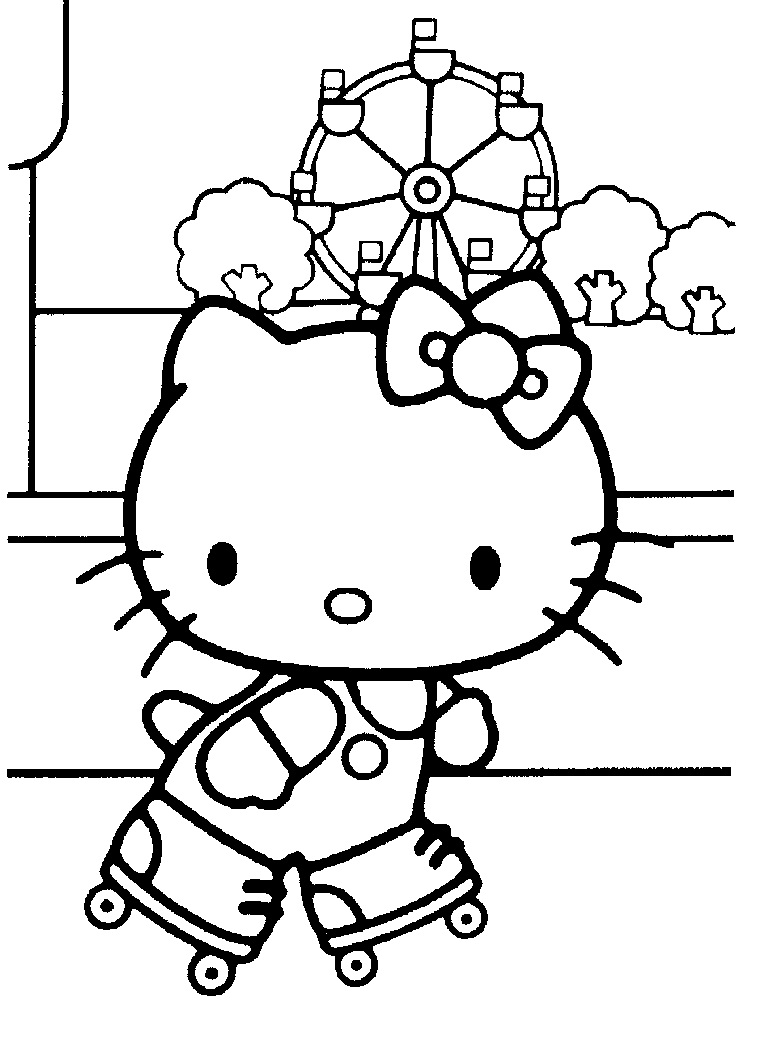 baby hello kitty coloring pages - photo #23