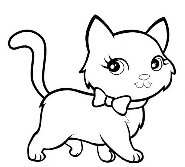 cat coloring pages for preschoolers - photo #6