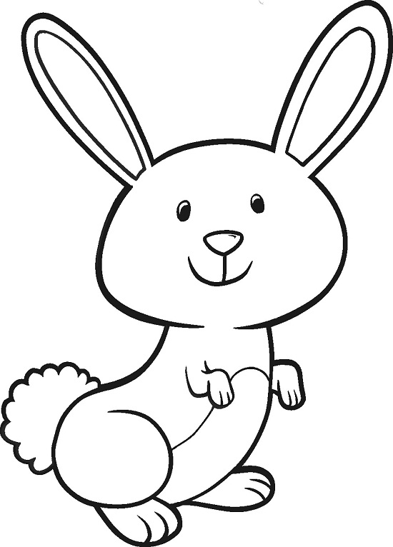 easter bunny coloring pages online - photo #22