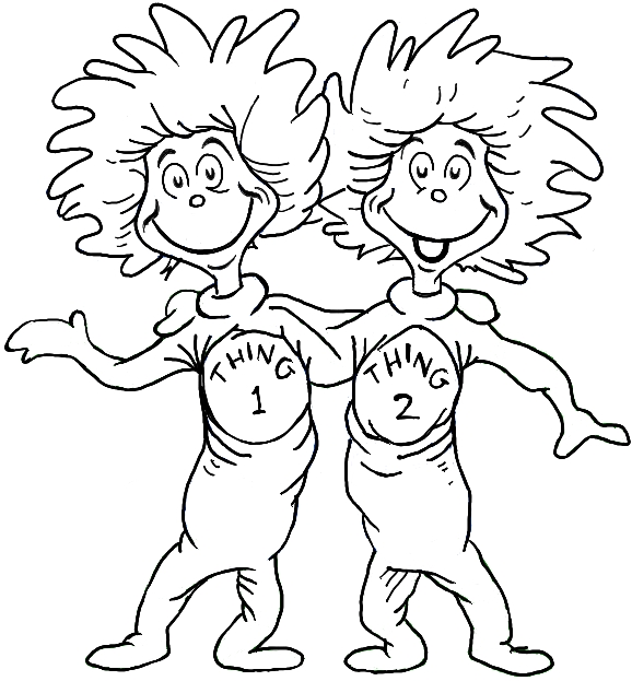 dr seuss characters coloring pages - photo #7