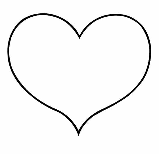 a coloring pages of a heart - photo #17
