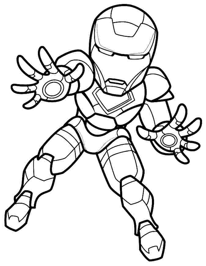 ironman coloring pages for kids - photo #1