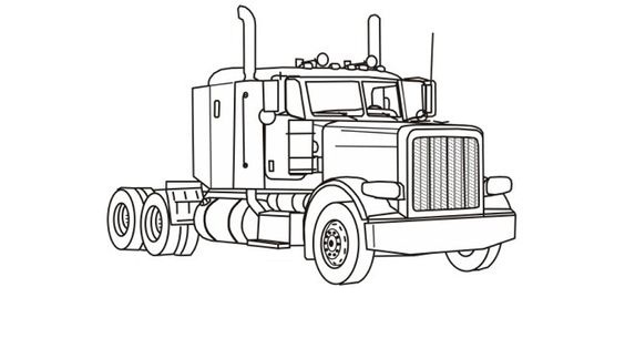 garbage truck coloring pages mcneilus - photo #32