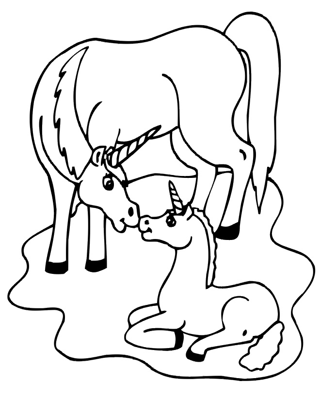 unicorn coloring pages images - photo #26