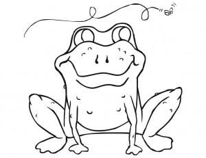 American Toad Coloring Page