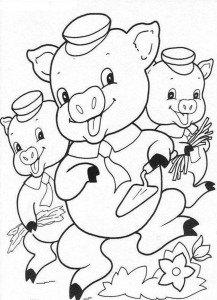 Baby Pig Coloring Sheets
