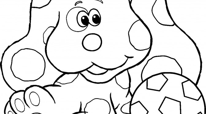 Printable Blue’s Clues Coloring Pages