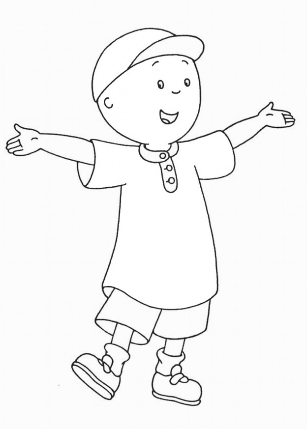 Printable Caillou Coloring Pages