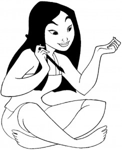 Coloring Pages Mulan