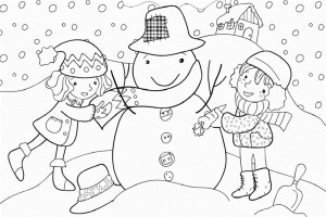 Coloring Pages for Winter