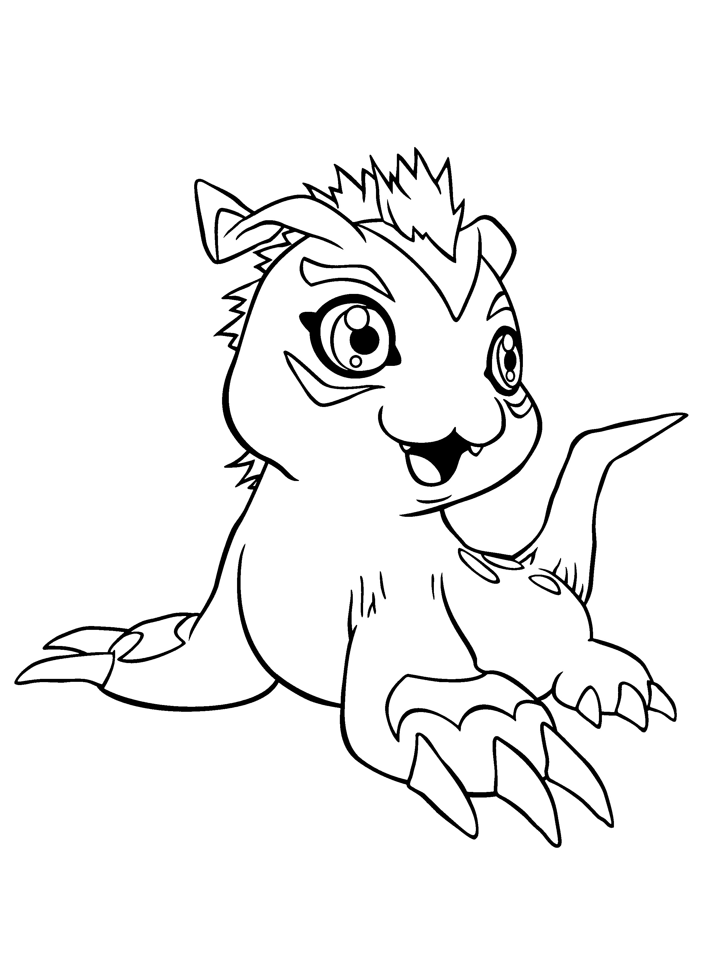 Digimon Printable Coloring Pages