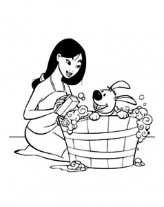 Disney Mulan Coloring Pages