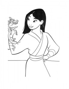 Disney Mulan Coloring Pages Free